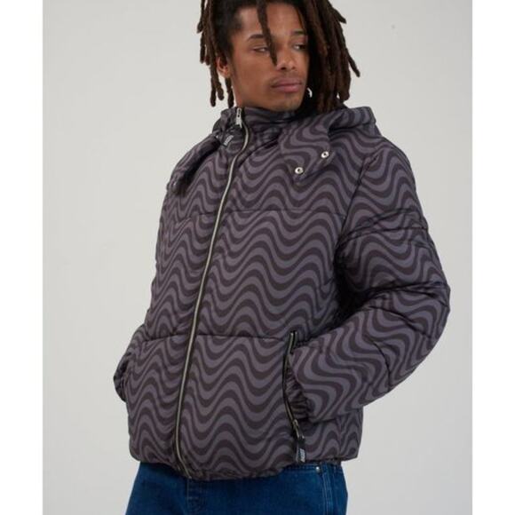URBAN OUTFITTERS The Ragged Priest Unisex Ripple Puffer Jacket XL, NWT! - Picture 4 of 10